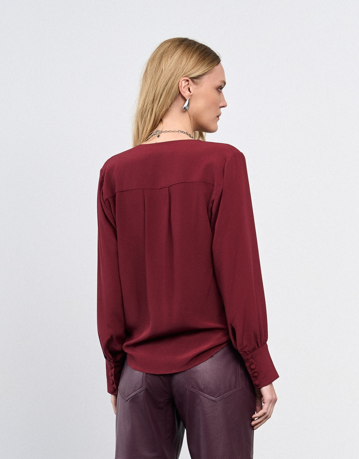 BLUSA ALÍCIA MADRE REINA SEDA PINOT