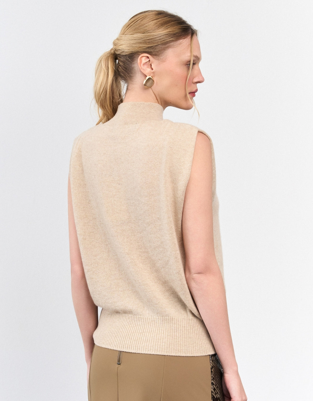 BLUSA BELLA  MADRE REINA CASHMERE DESERT