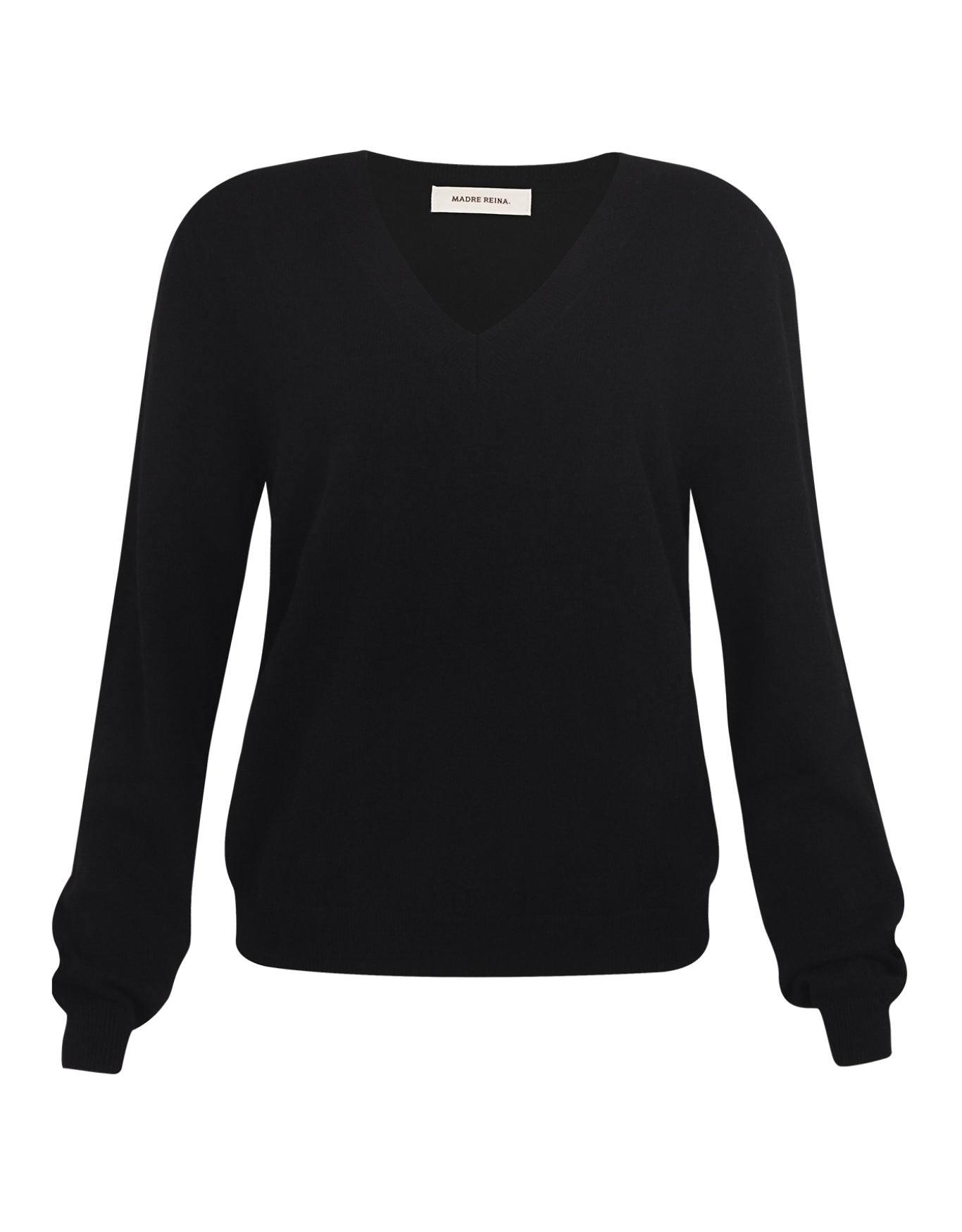 BLUSA CASHMERE GOLA V EM CASHMERE PRETO