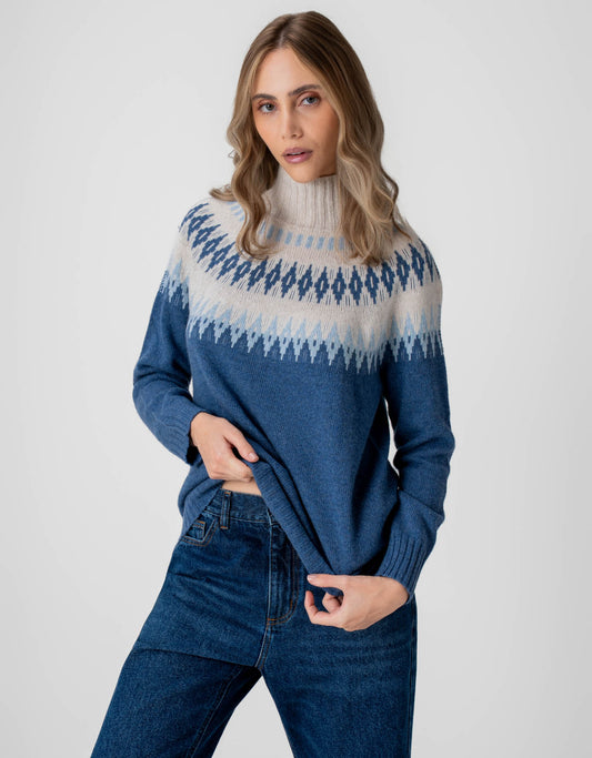 BLUSA CLARA MADRE REINA TRICOT CREME