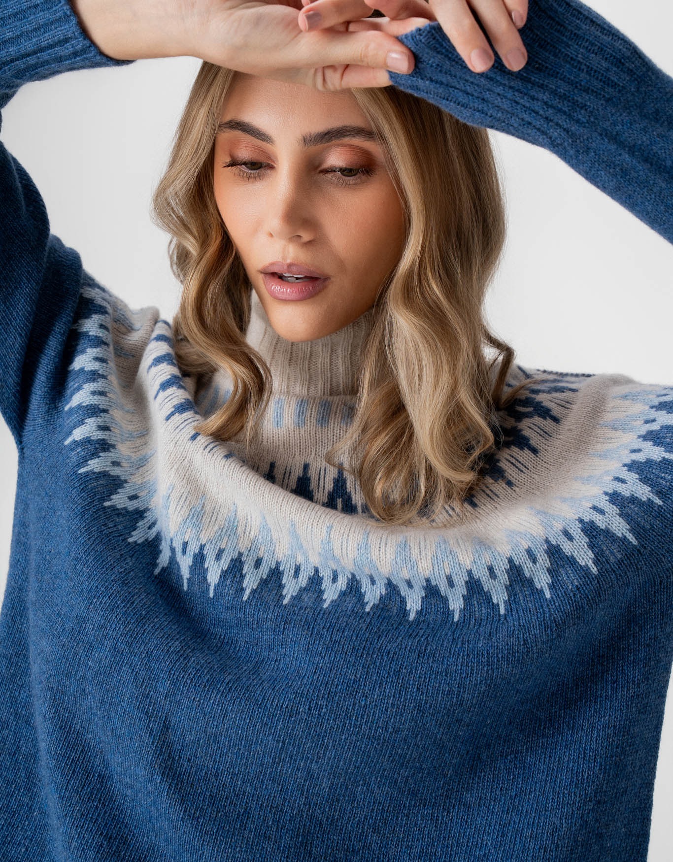 BLUSA CLARA MADRE REINA TRICOT CREME