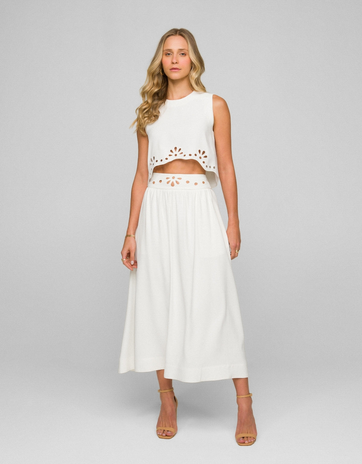 BLUSA CLARISSA MADRE REINA CREPE PATOU OFF WHITE