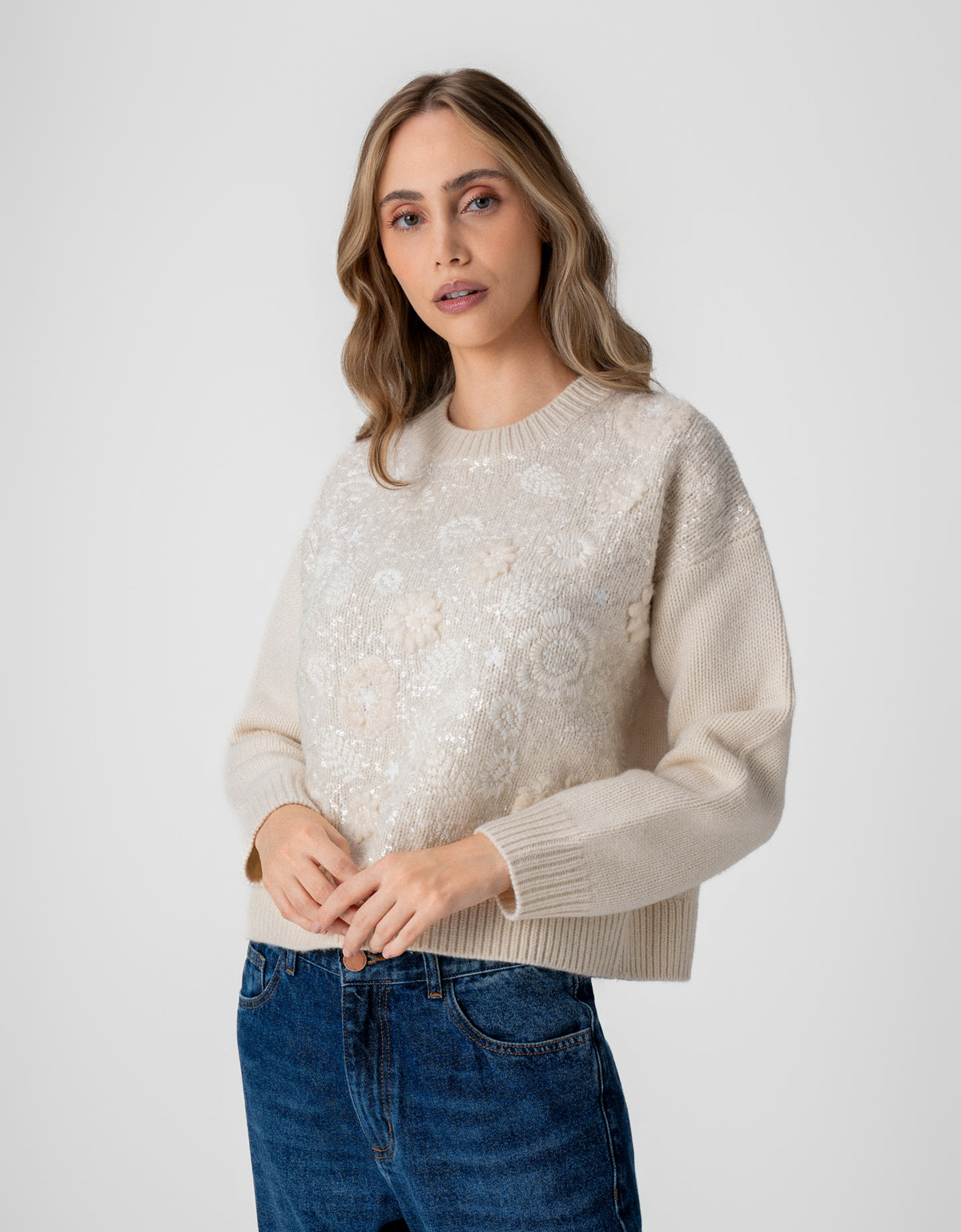 BLUSA GARDEN MADRE REINA LÃ CRU