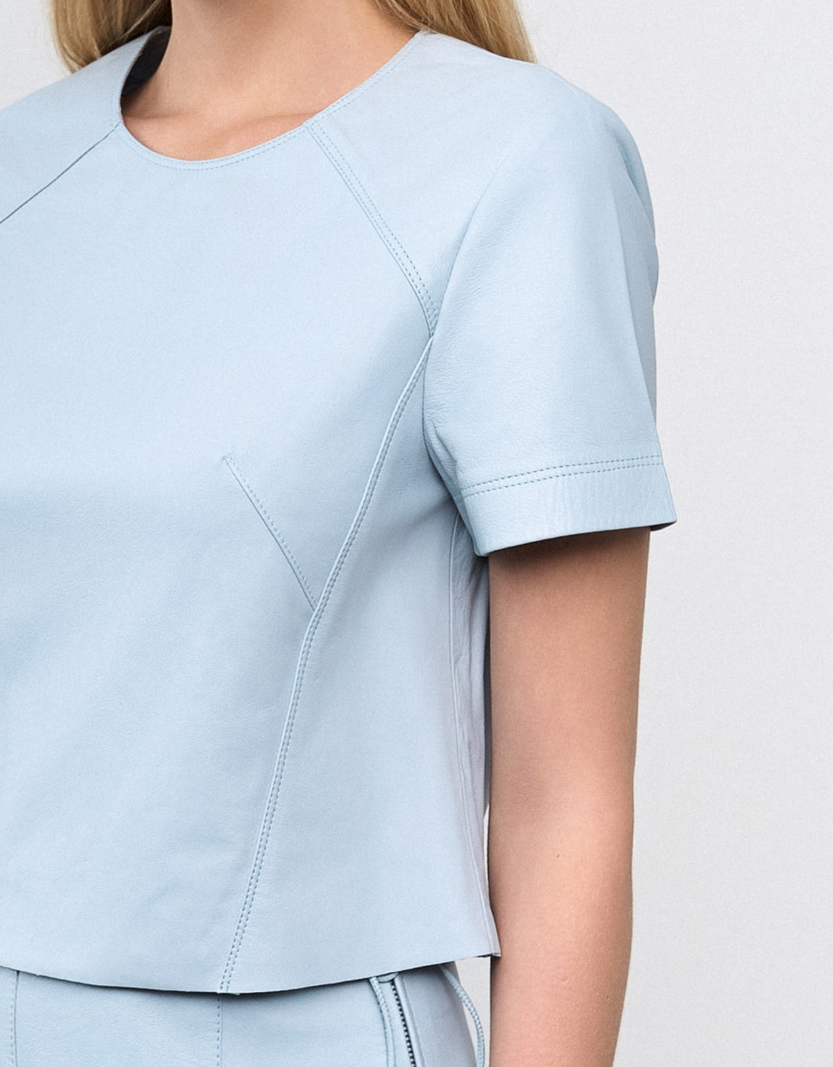 BLUSA GIULIA MADRE REINA COURO BLUE DAY