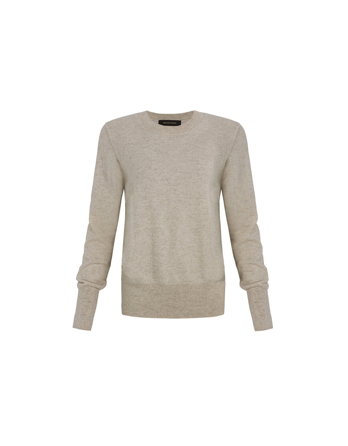 BLUSA GOLA CARECA CASHMERE AVELÃ