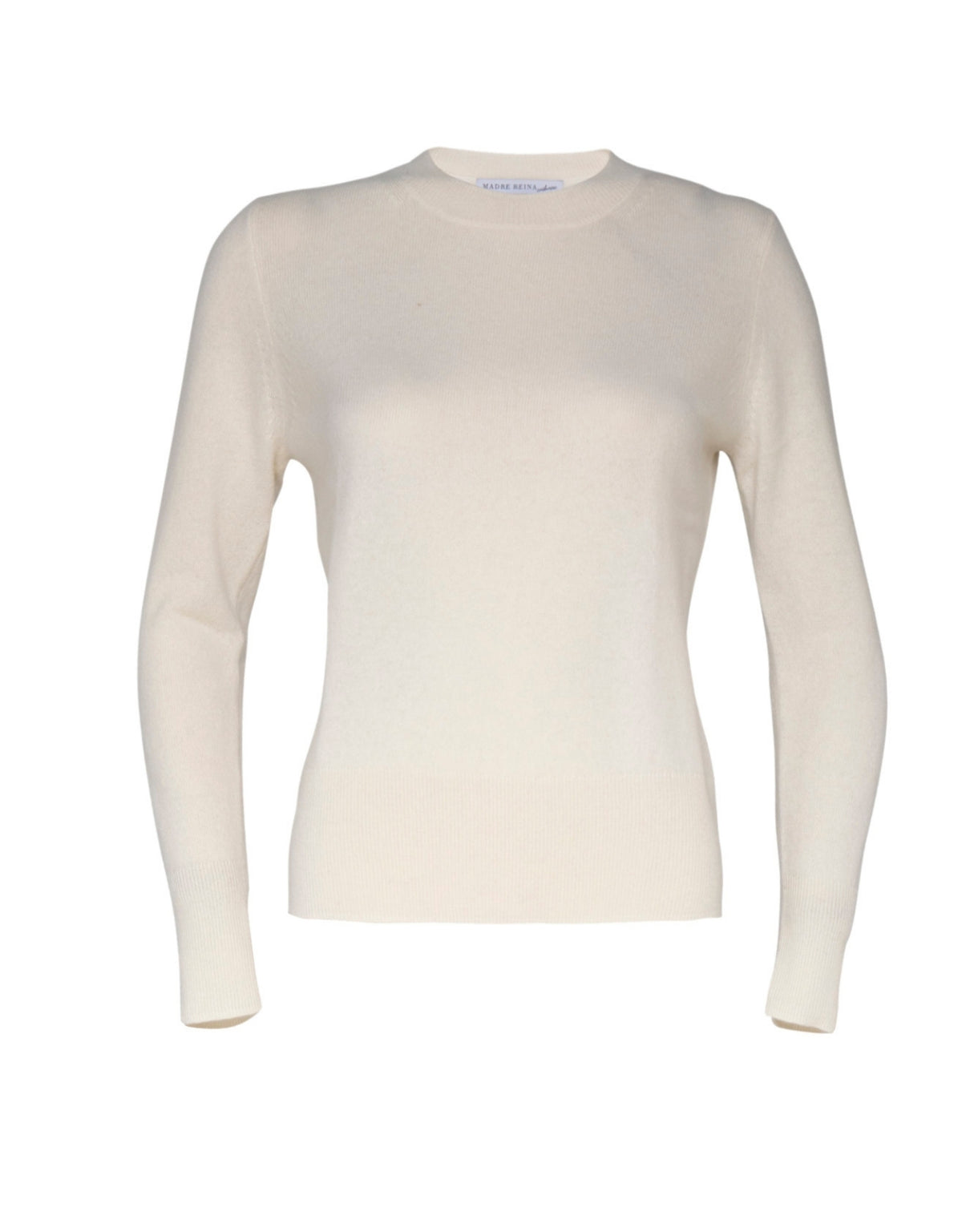 BLUSA GOLA REDONDA EM CASHMERE OFF WHITE