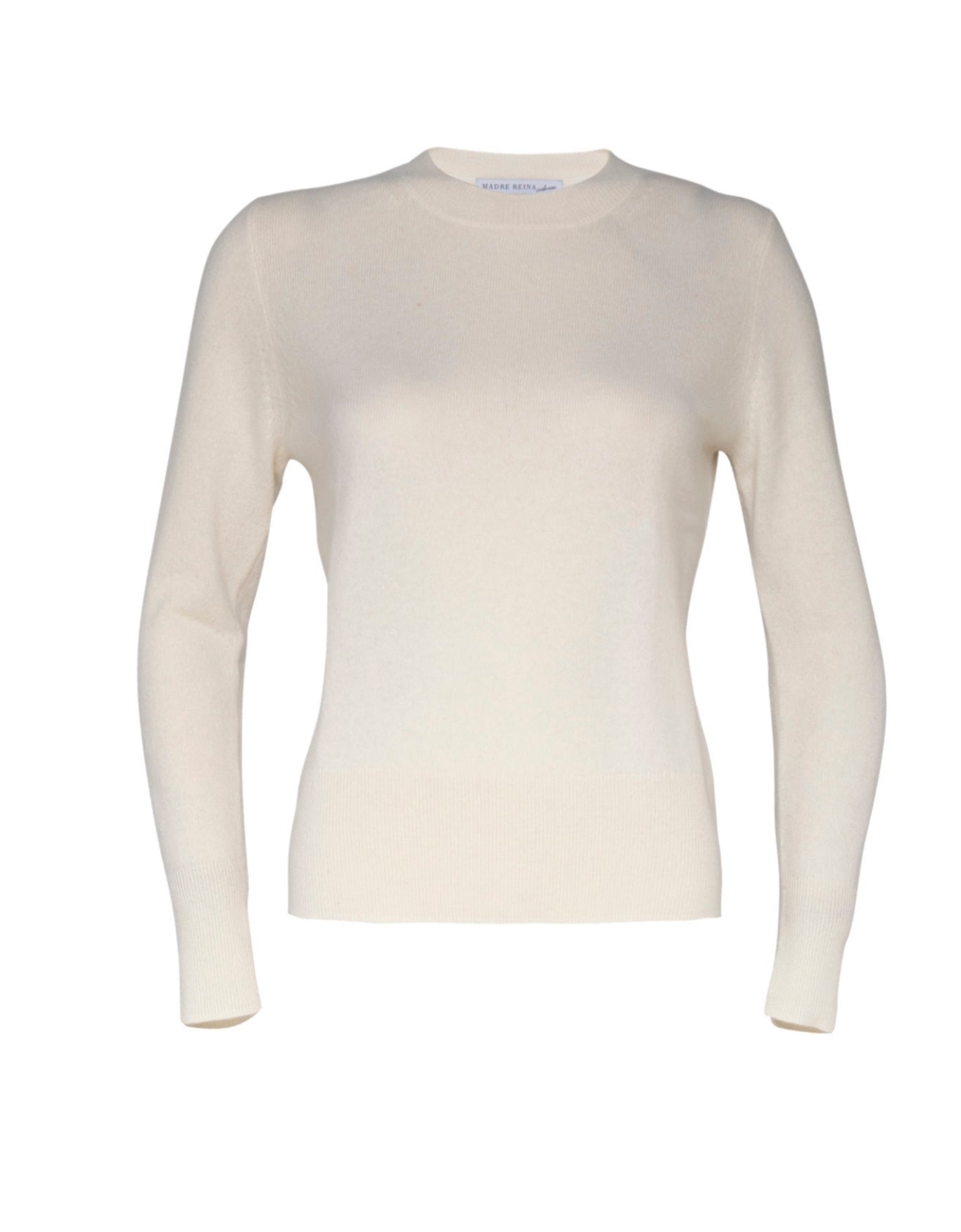 BLUSA GOLA REDONDA EM CASHMERE OFF WHITE