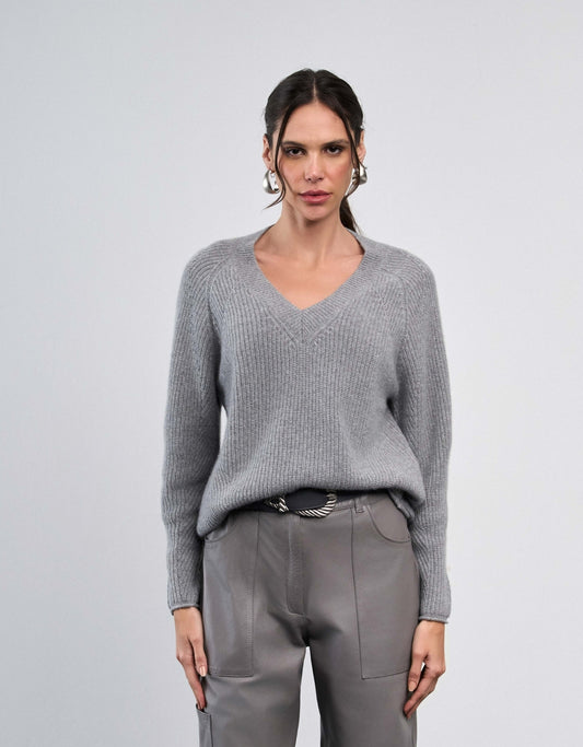 BLUSA HELÔ MADRE REINA CASHMERE CALM GRAY