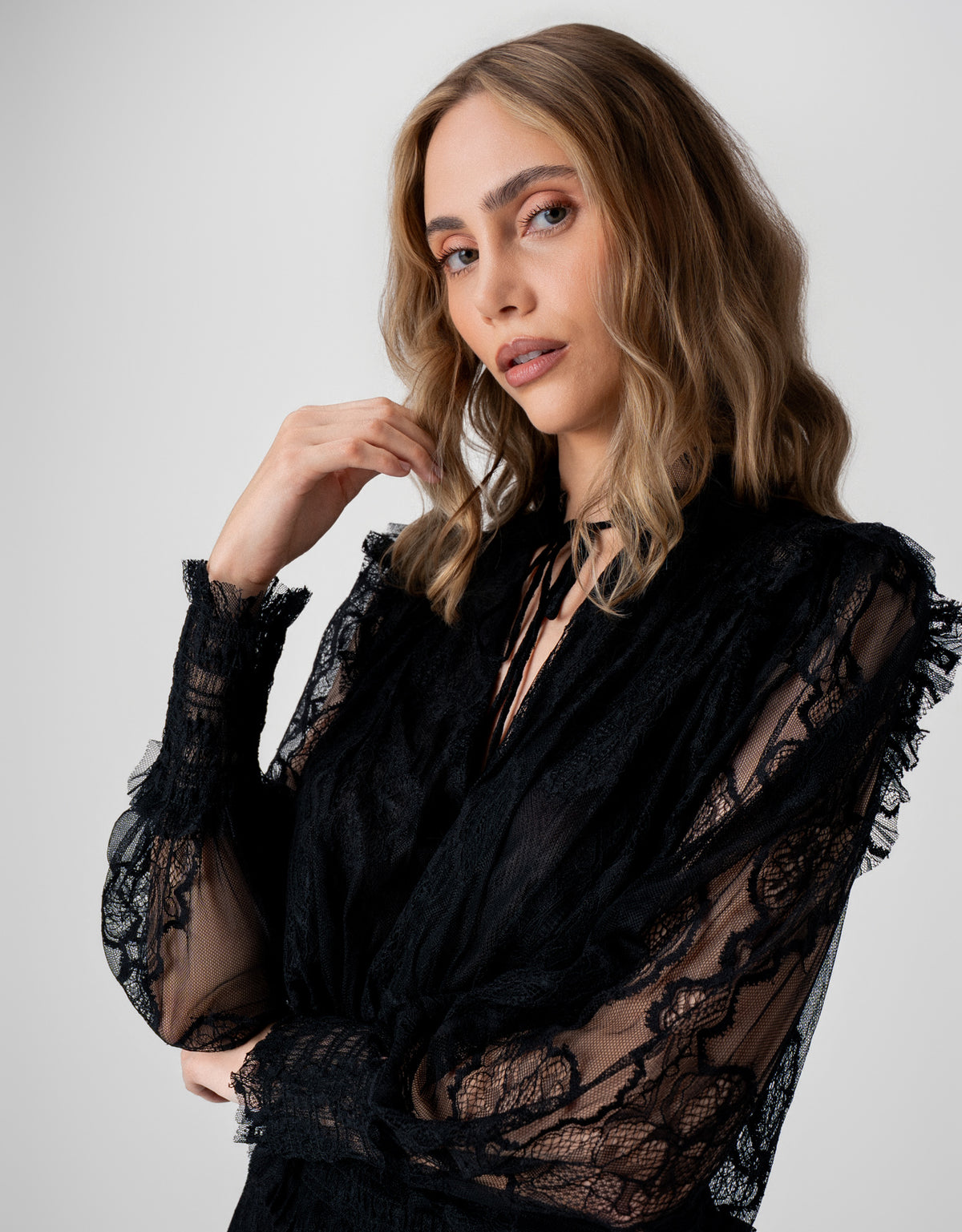 BLUSA MAITE MADRE REINA PRETO