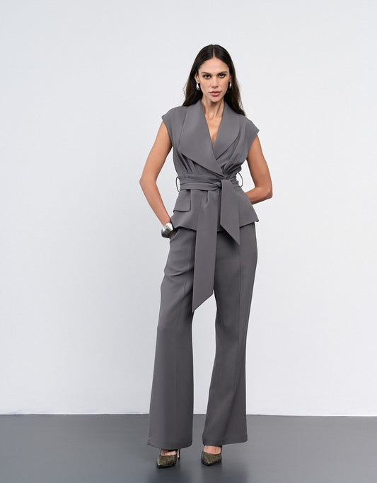 CALÇA MALU MADRE REINA DARK GRAY