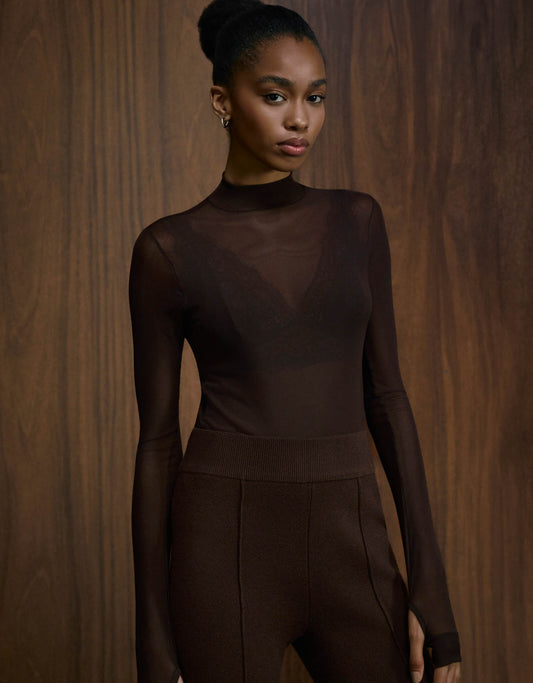 BLUSA MANGA LONGA MADRE REINA TULE MADEIRA