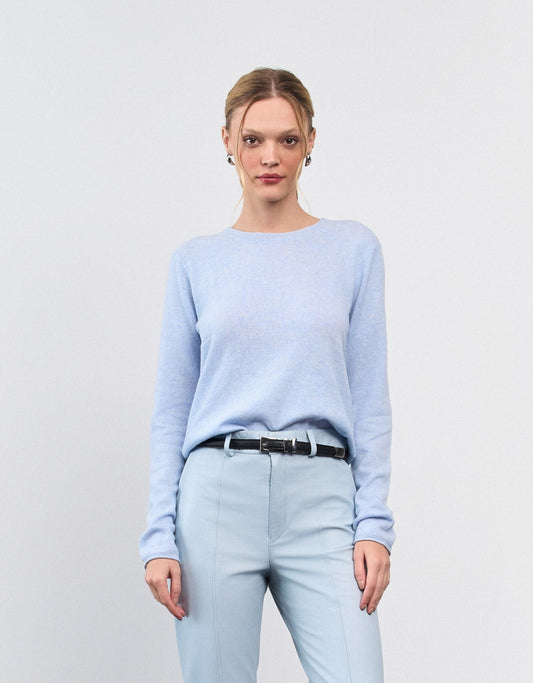 BLUSA MARIAH MADRE REINA CASHMERE BLUE DAY