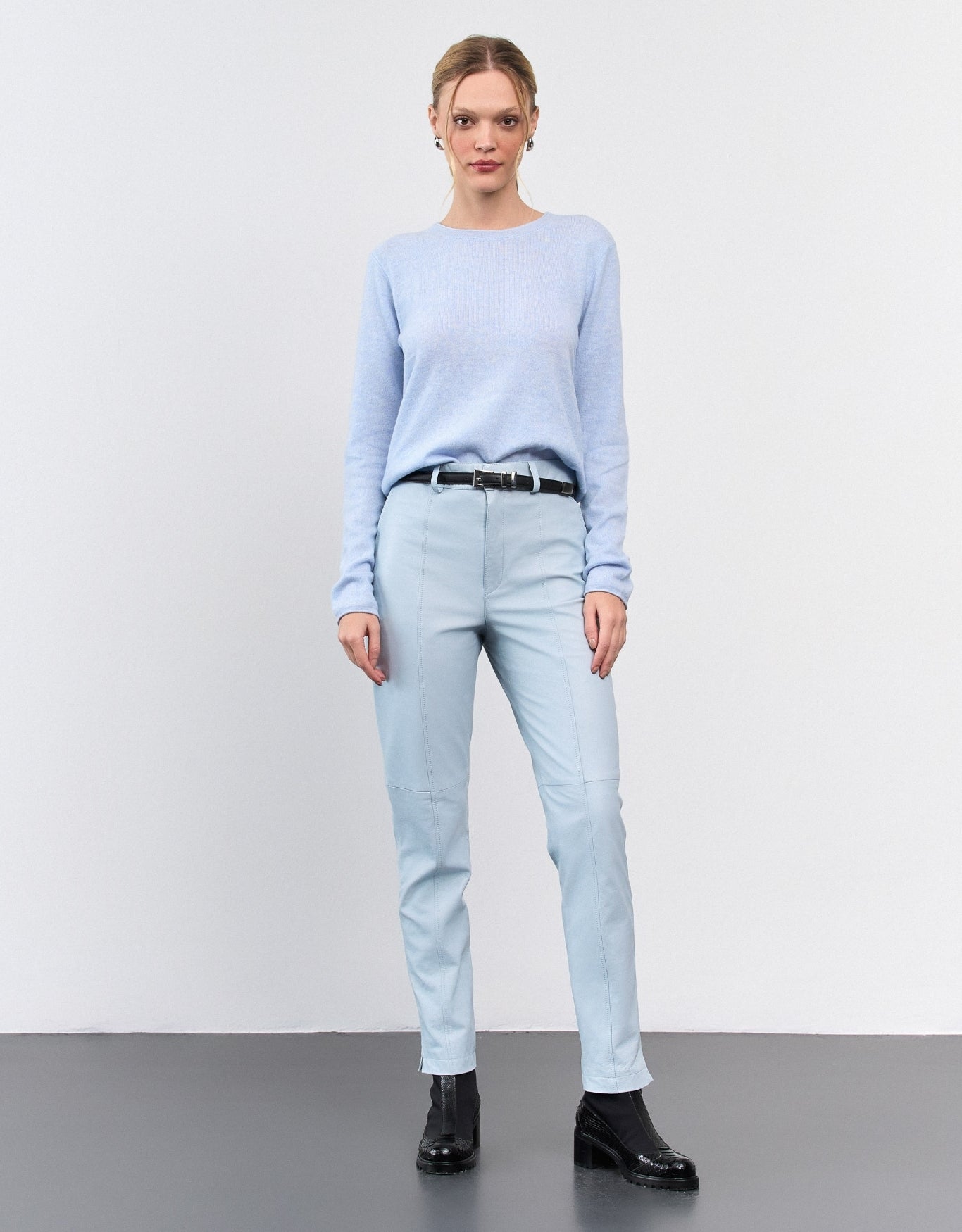 BLUSA MARIAH MADRE REINA CASHMERE BLUE DAY