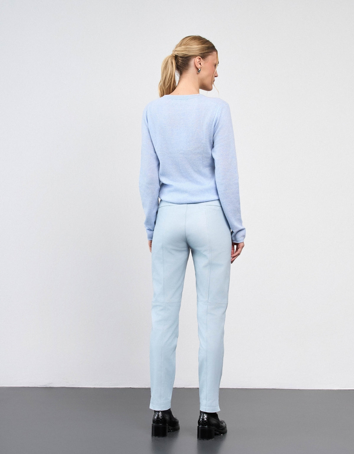 BLUSA MARIAH MADRE REINA CASHMERE BLUE DAY