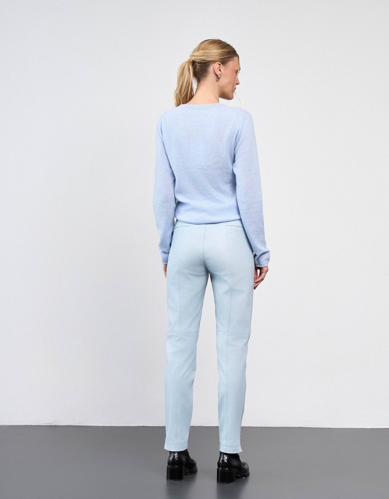 BLUSA MARIAH MADRE REINA CASHMERE BLUE DAY