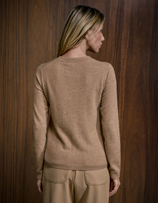 BLUSA MARIAH MADRE REINA CASHMERE CAMEL