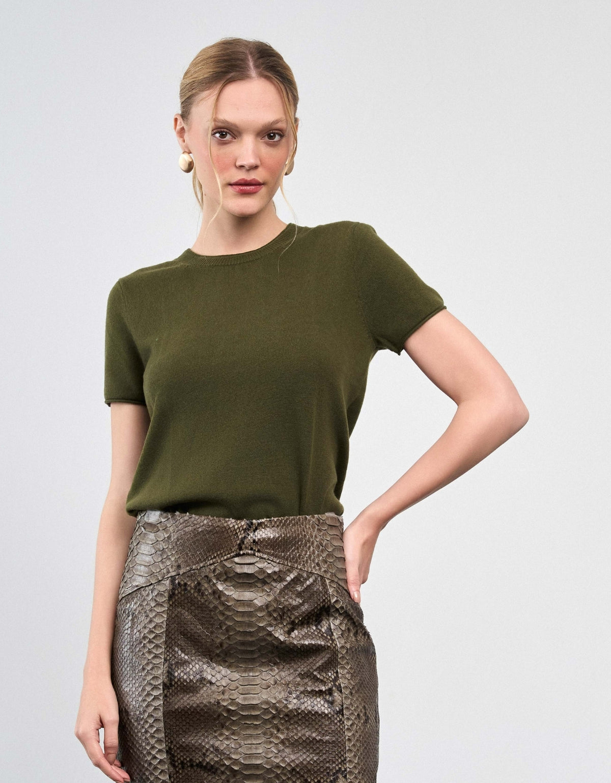 BLUSA MARIAH MADRE REINA CASHMERE GREIGE