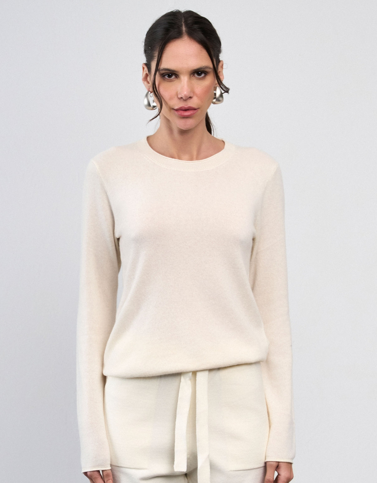 BLUSA MARIAH MADRE REINA CASHMERE OFF WHITE