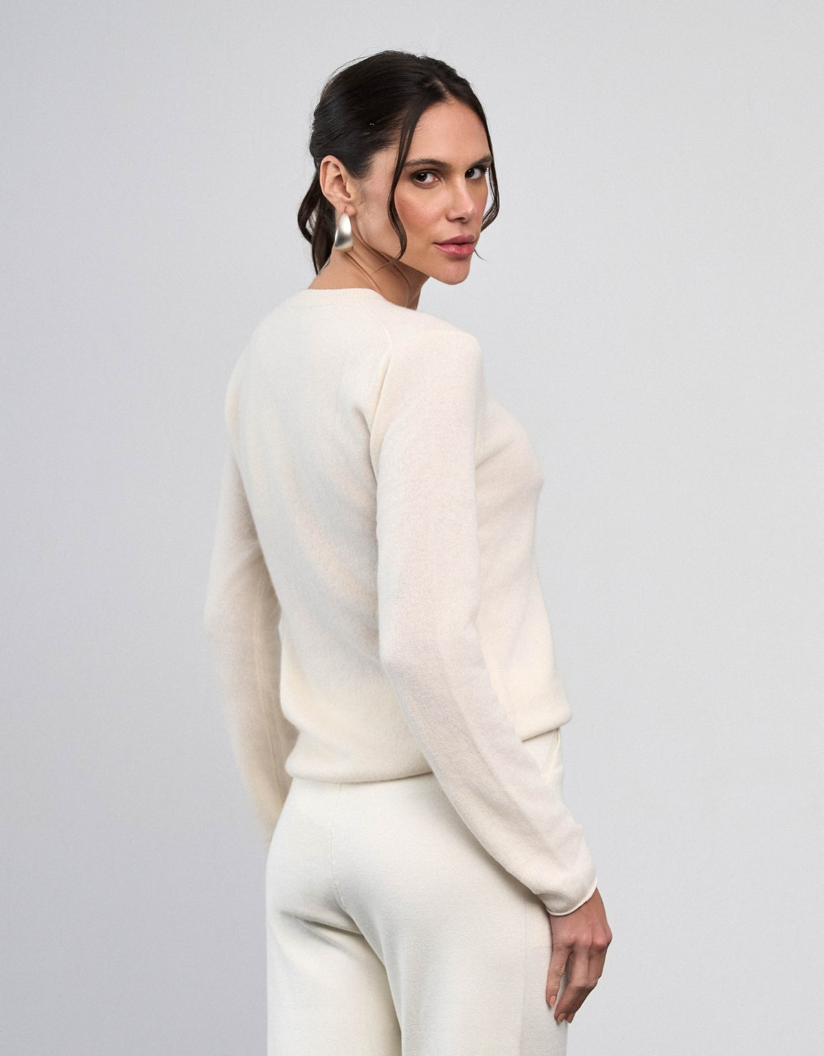 BLUSA MARIAH MADRE REINA CASHMERE OFF WHITE