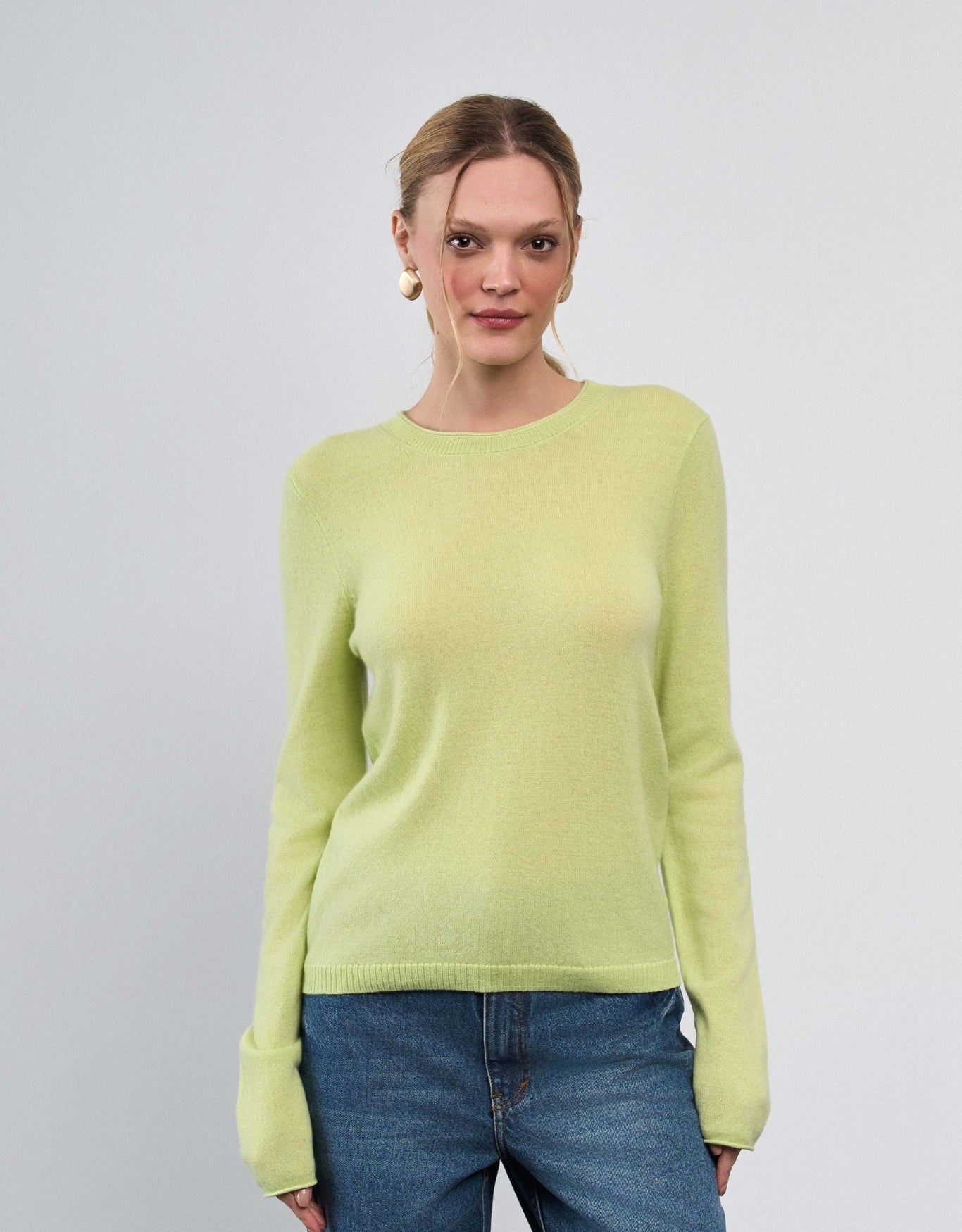 BLUSA MARIAH MADRE REINA CASHMERE VERDE SHADOW