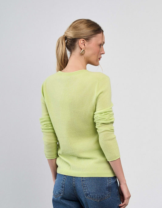 BLUSA MARIAH MADRE REINA CASHMERE VERDE SHADOW