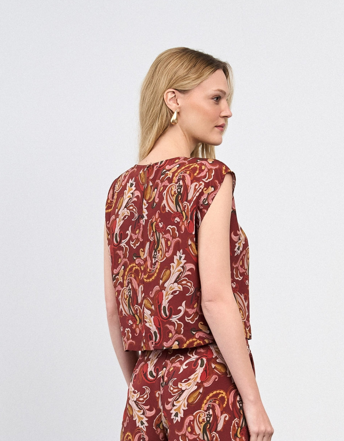 BLUSA MELINA MADRE REINA SEDA PAISLEY