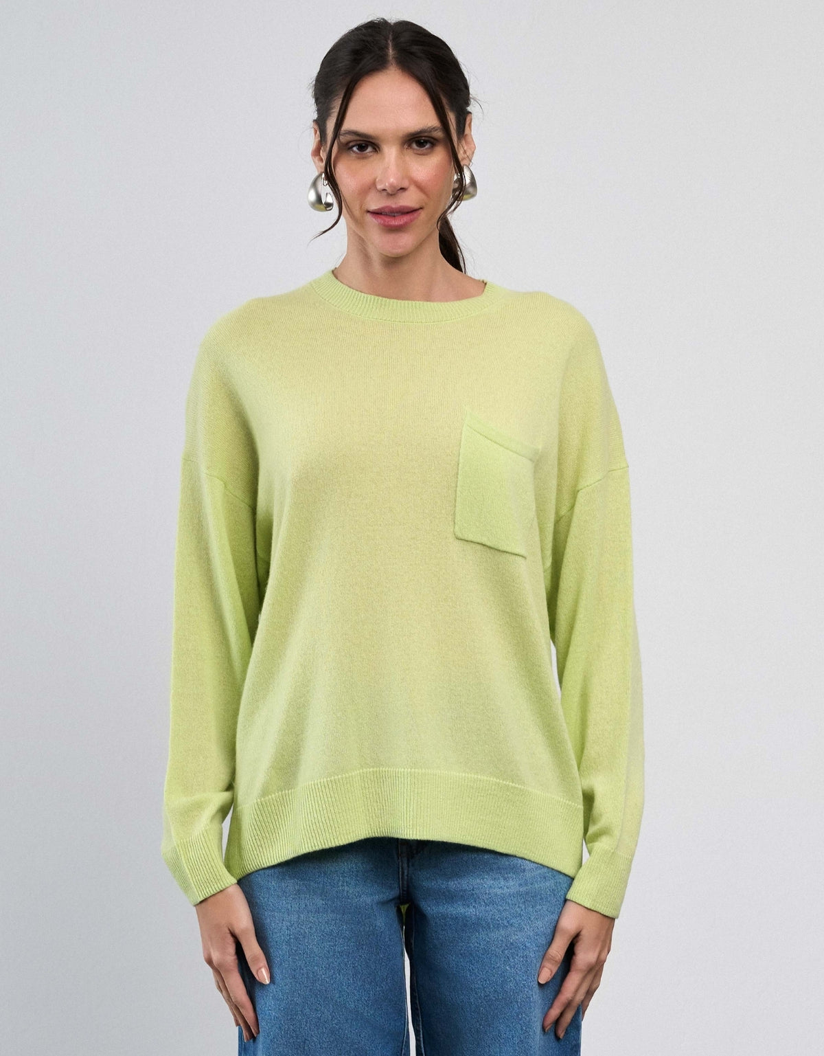BLUSA RAFAELA MADRE REINA CASHMERE VERDE SHADOW