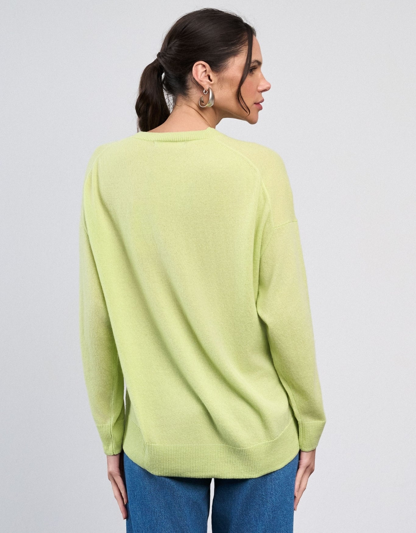 BLUSA RAFAELA MADRE REINA CASHMERE VERDE SHADOW