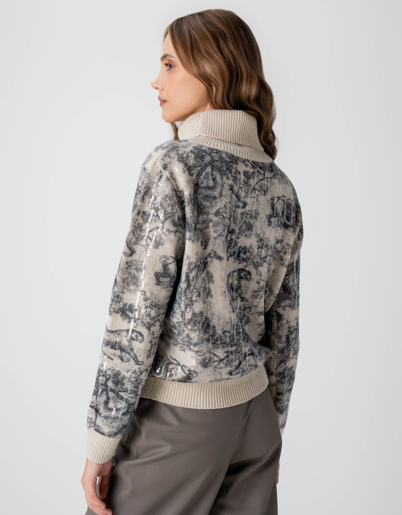 BLUSA SUETER PRINT MADRE REINA CRU