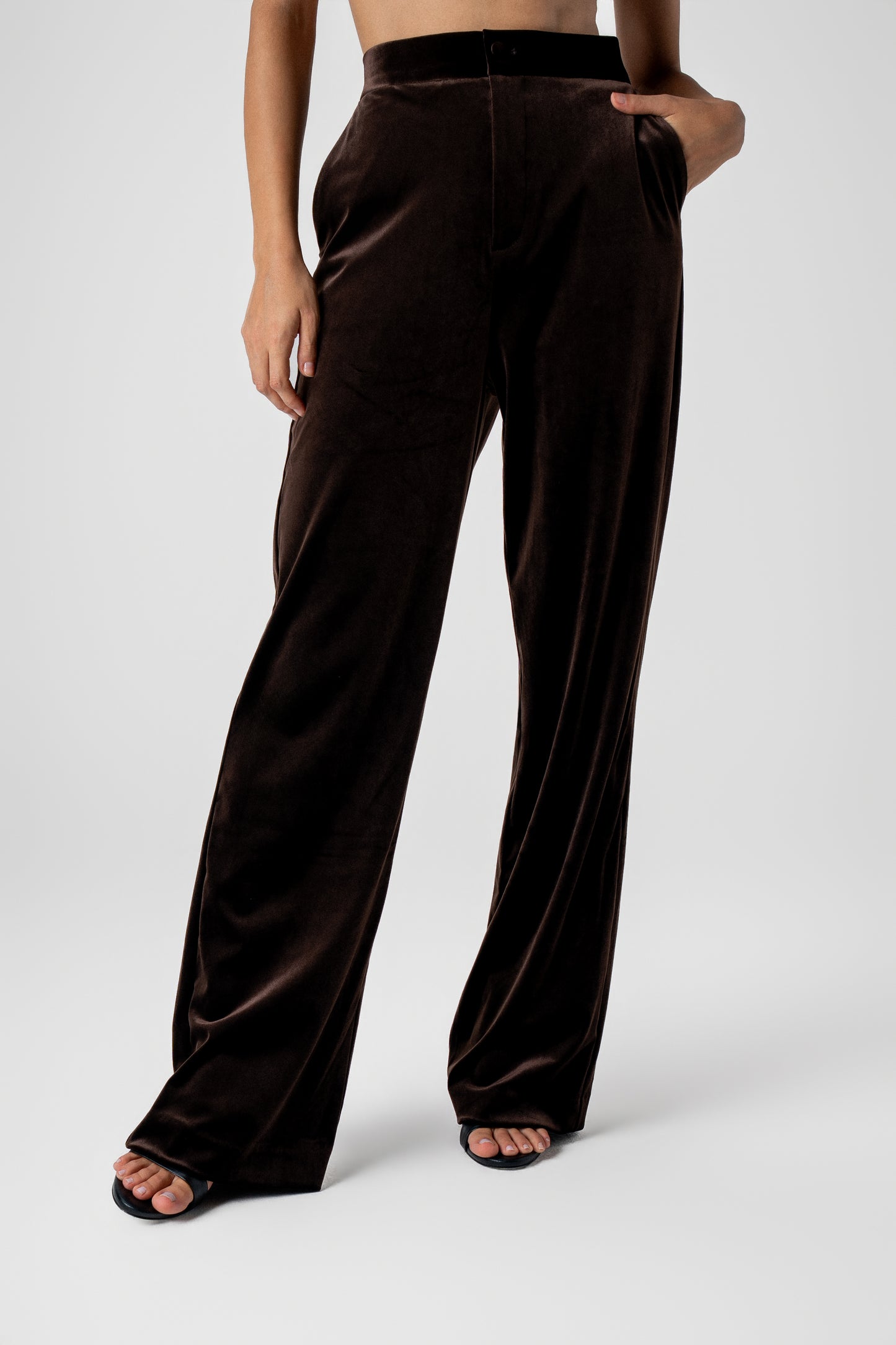 CALÇA ANA PAULA MADRE REINA CHOCOLATE