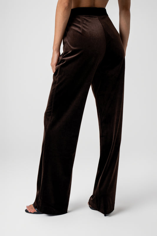 CALÇA ANA PAULA MADRE REINA CHOCOLATE