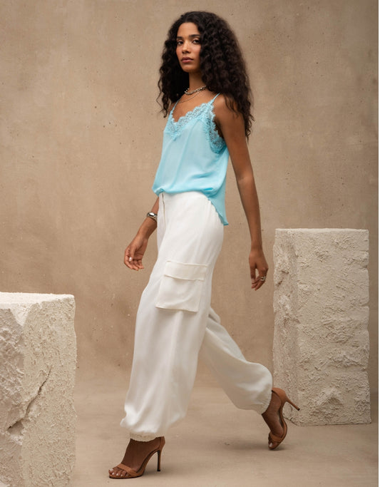 CALÇA ELIZA MADRE REINA ALFAIATARIA OFF WHITE