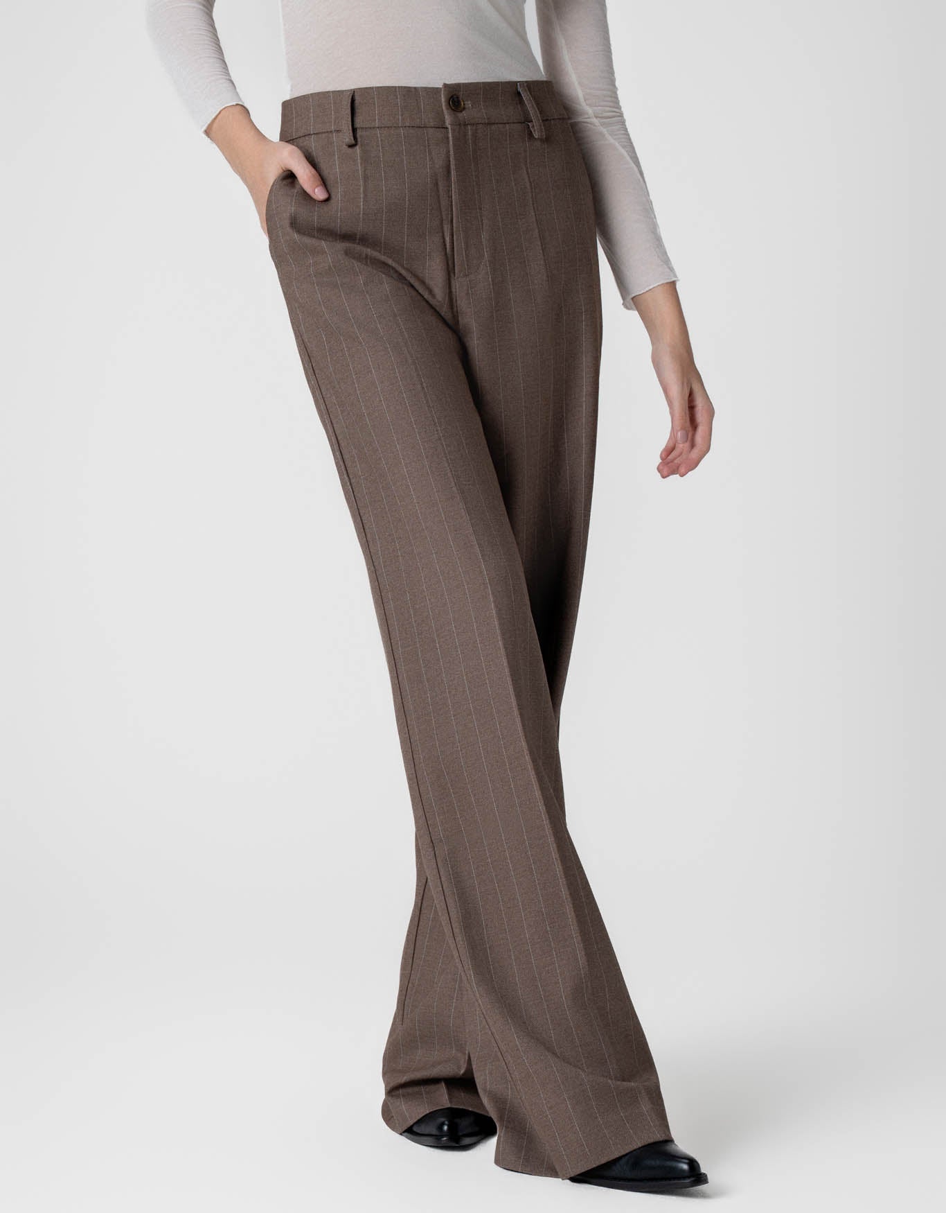 CALÇA ELOA MADRE REINA TAUPE
