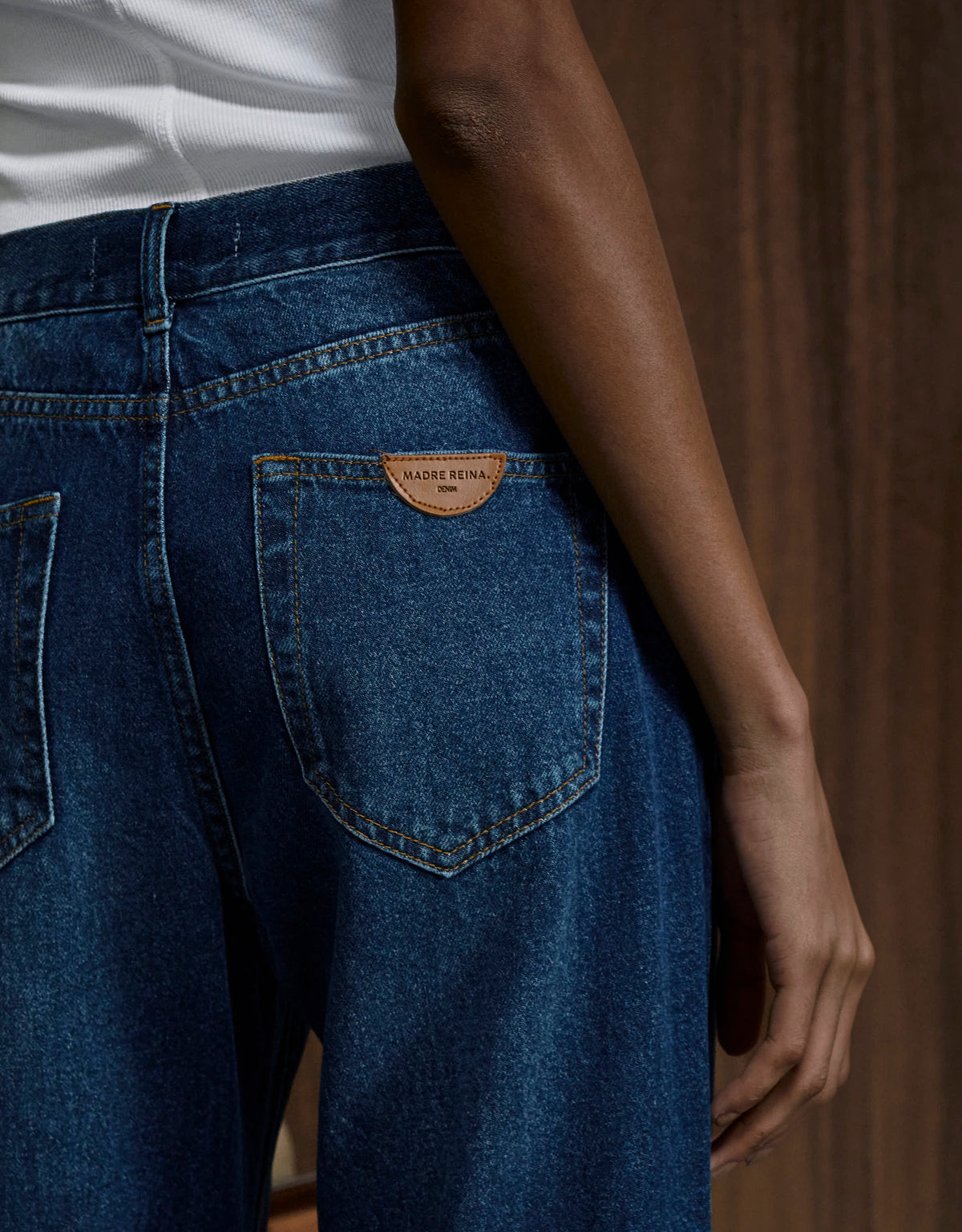 CALÇA FERNANDA MADRE REINA JEANS AZUL JEANS