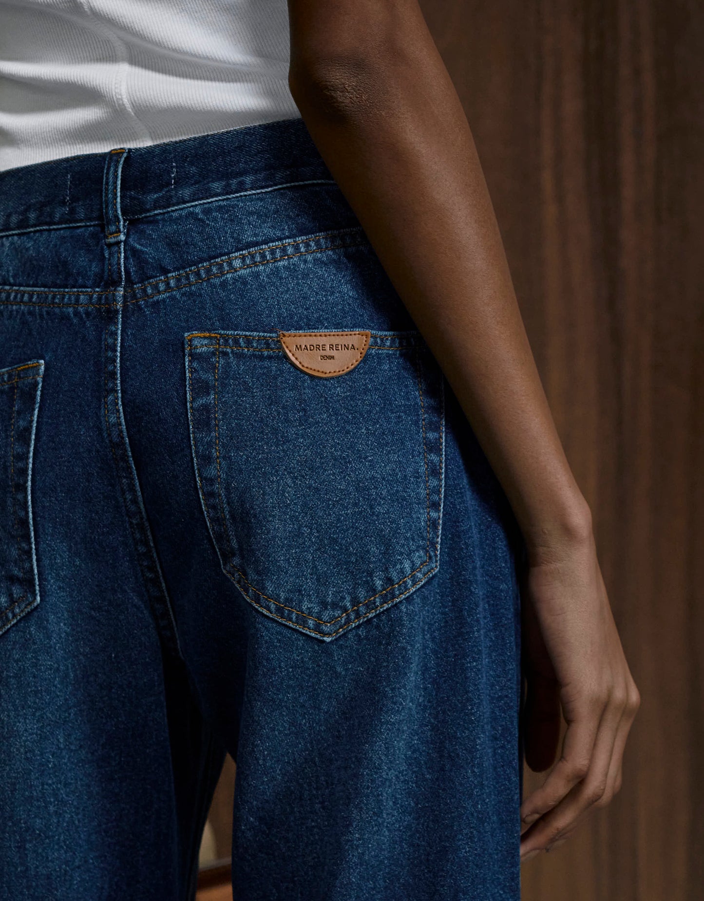 CALÇA FERNANDA MADRE REINA JEANS AZUL JEANS