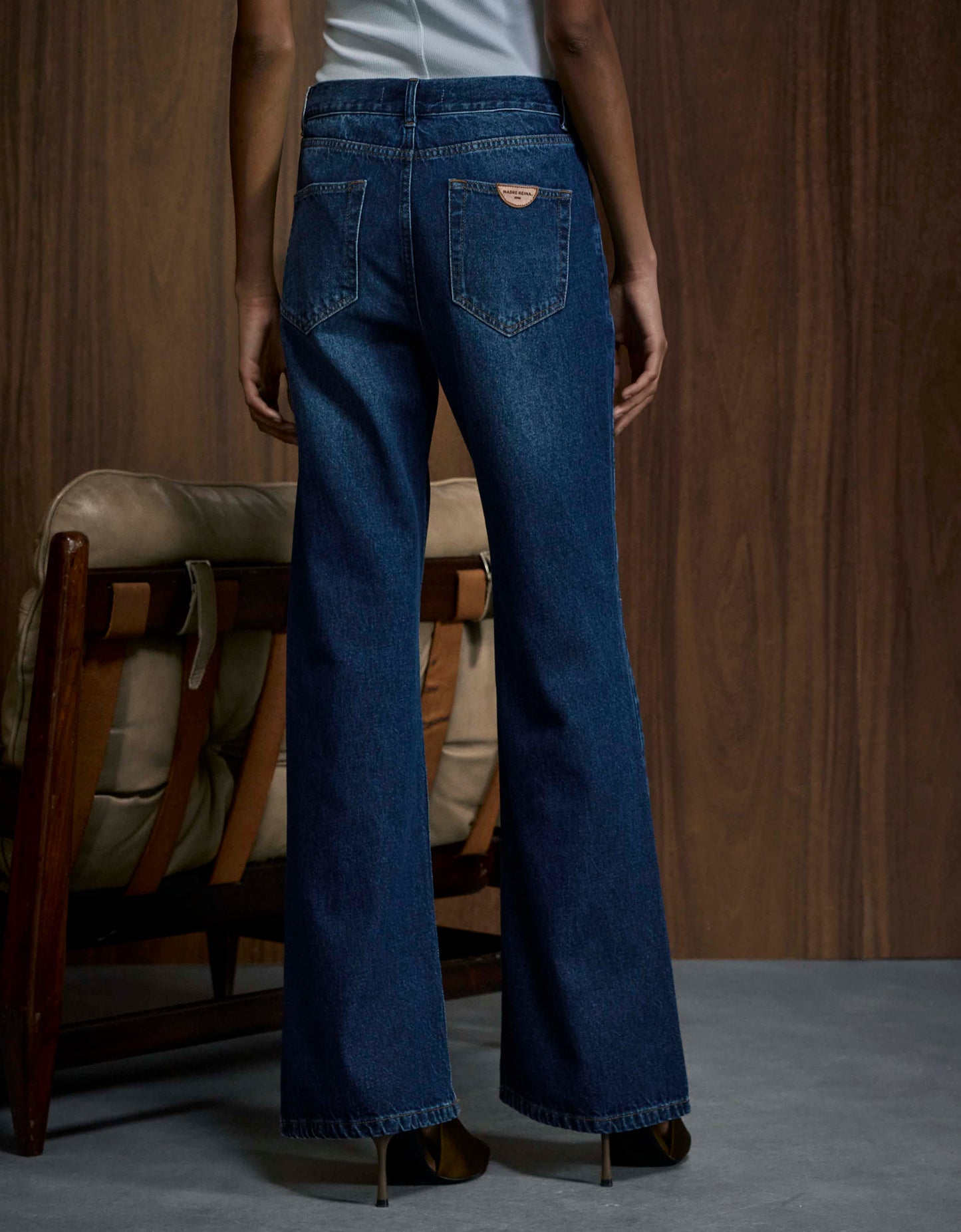 CALÇA FERNANDA MADRE REINA JEANS AZUL JEANS