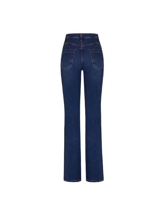 CALCA JEANS BOOT CUT CELINA DARK BLUE