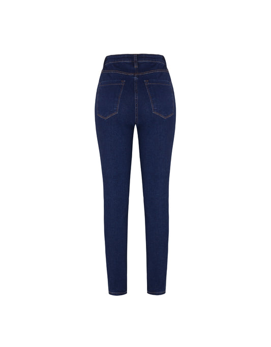CALCA JEANS SKINNY PAOLA DARK BLUE