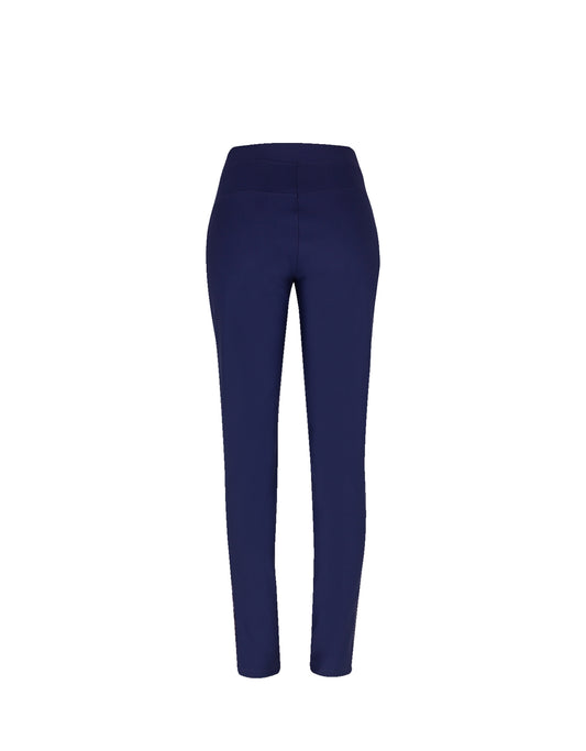 CALÇA MADRE REINA PYTHON COM MALHA DEGRADÊ CARAMELO/MARINE