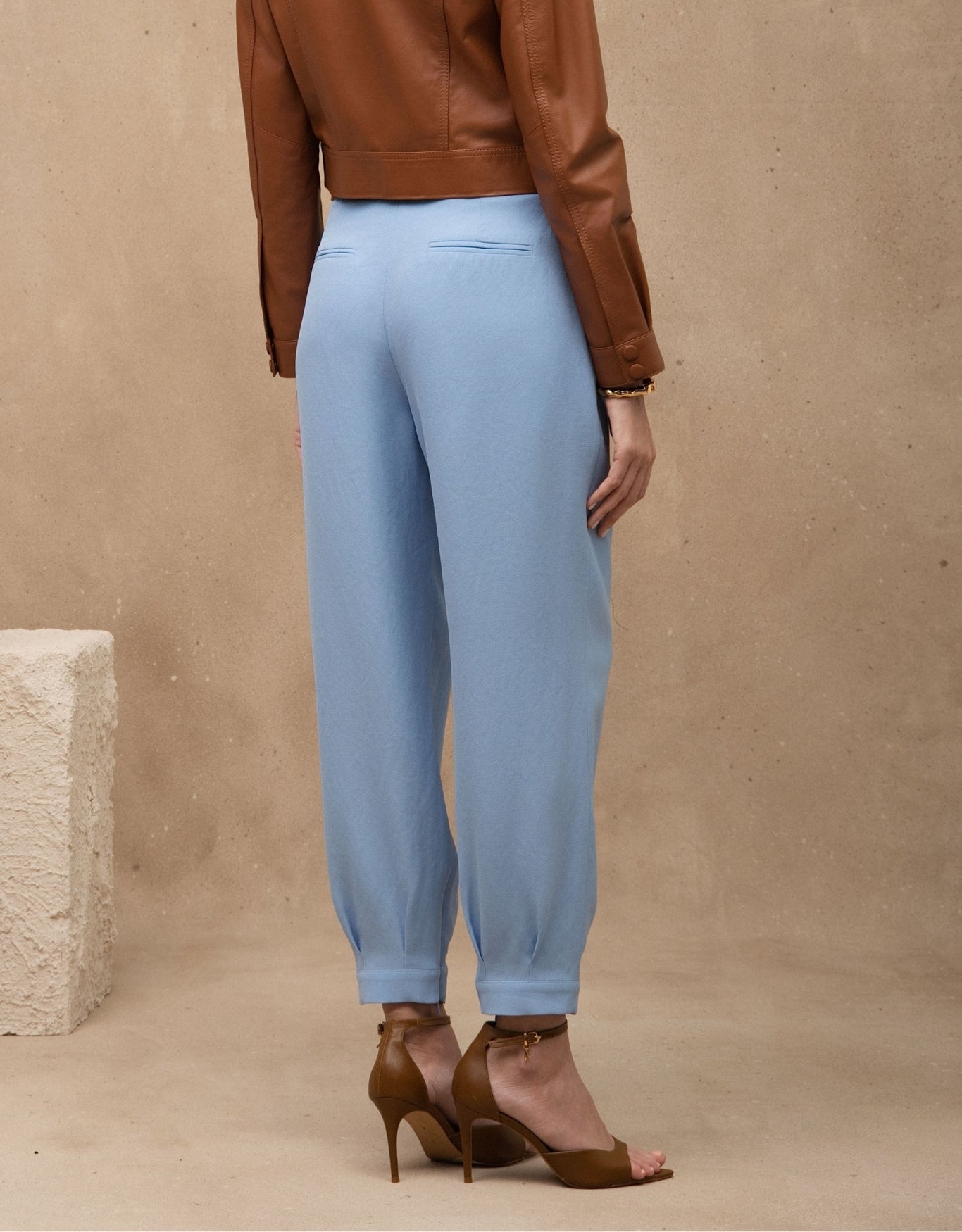 CALÇA MARIANA MADRE REINA ALFAIATARIA AZUL ÁGATA