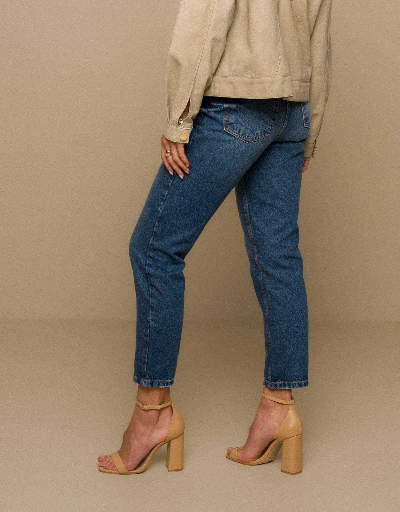 CALCA MOM MARINA MADRE REINA JEANS