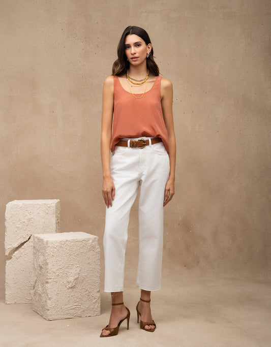 CALÇA NATY MADRE REINA JEANS OFF WHITE