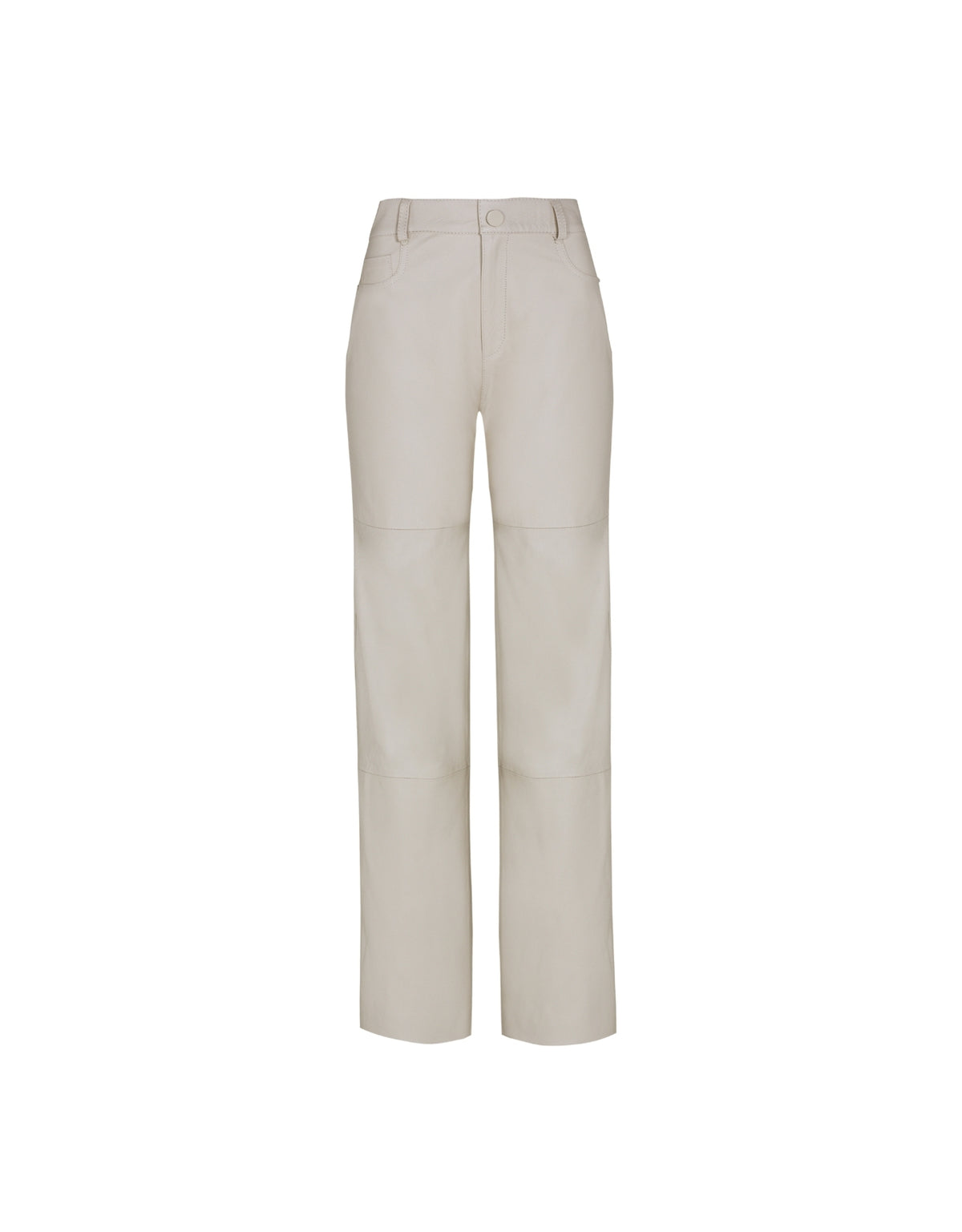 CALÇA VERONICA MADRE REINA COURO OFF WHITE