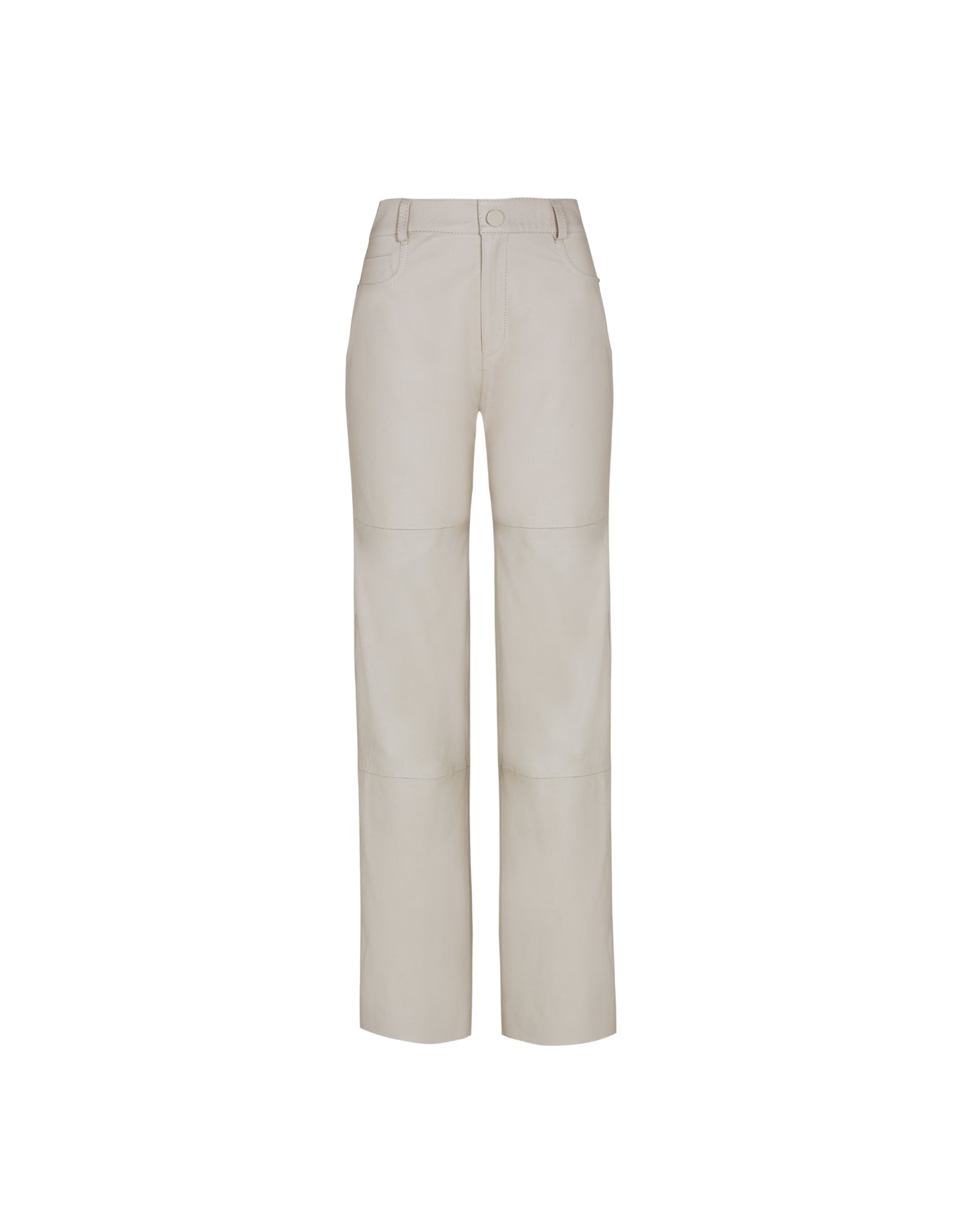 CALÇA VERONICA MADRE REINA COURO OFF WHITE