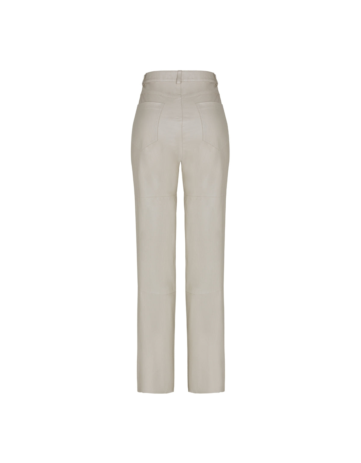 CALÇA VERONICA MADRE REINA COURO OFF WHITE