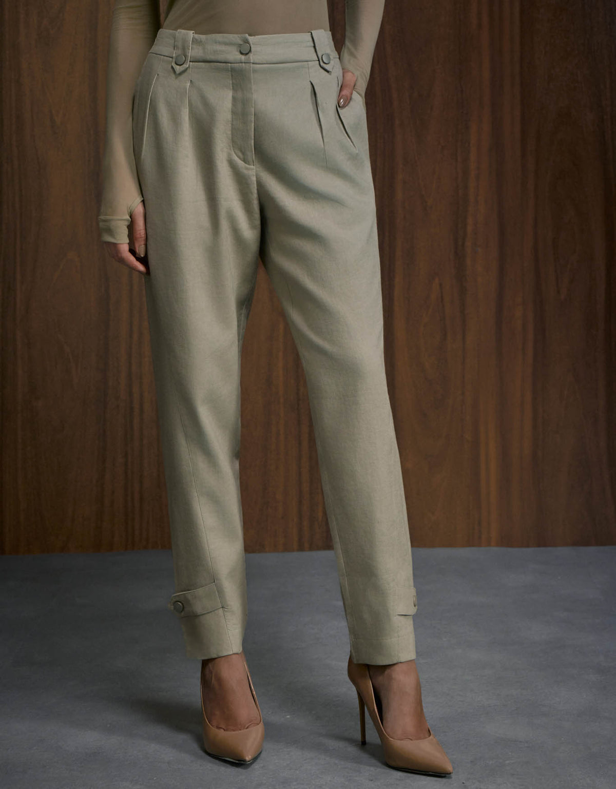 CALÇA NANDA MADRE REINA LINHO FENDI