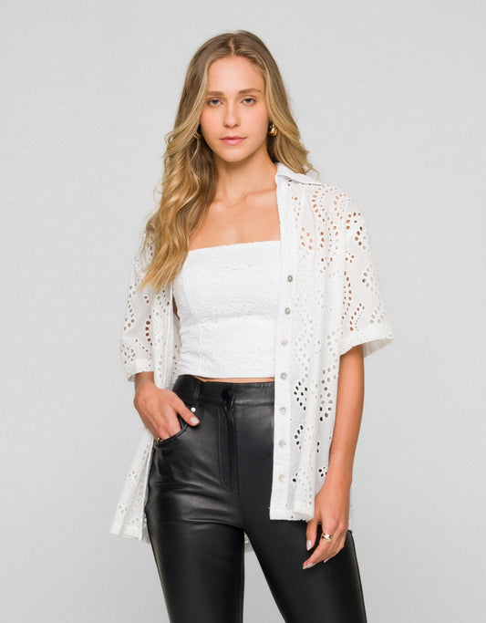 CAMISA ANA JULIA MADRE REINA BRANCO