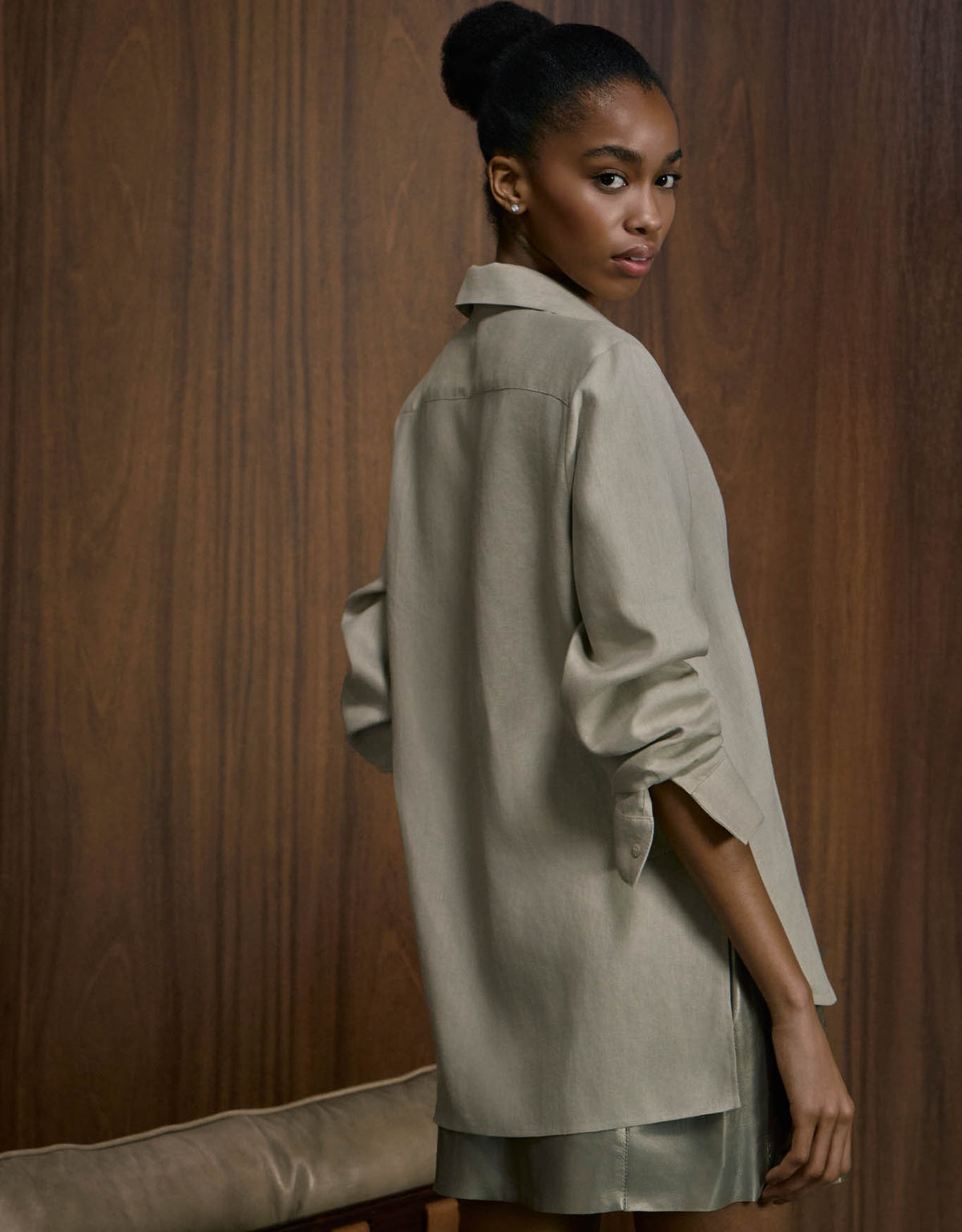 CAMISA ANNA MADRE REINA LINHO FENDI