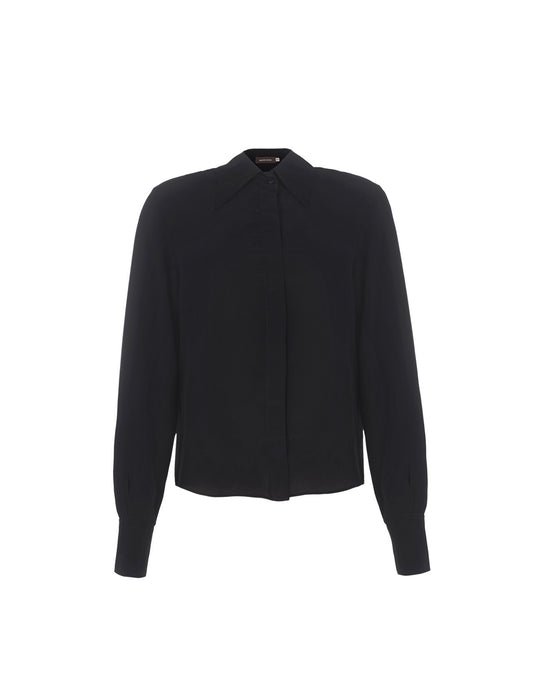 CAMISA CLASSIC MADRE REINA SEDA PRETA