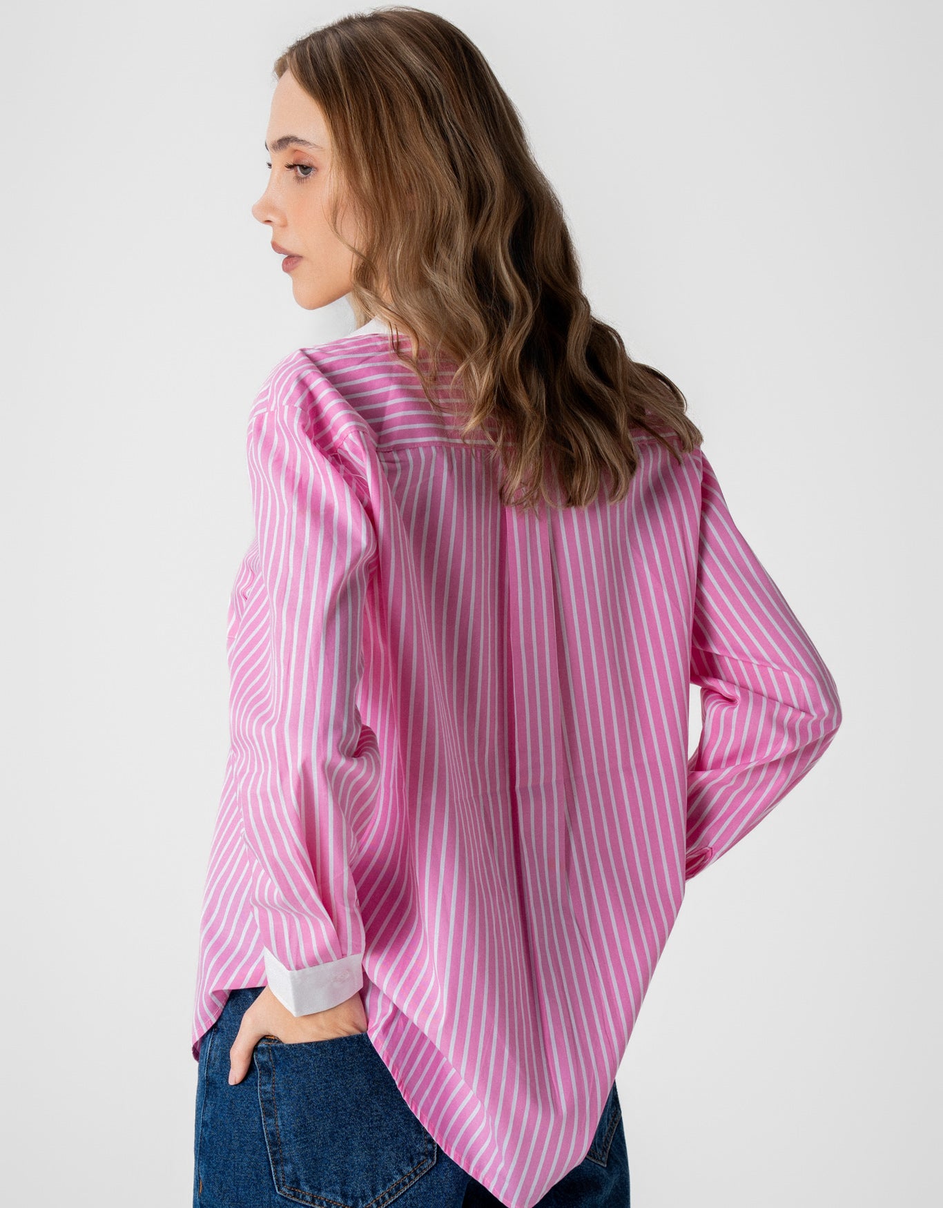 CAMISA CRIS MADRE REINA TRICOLINE ROSA